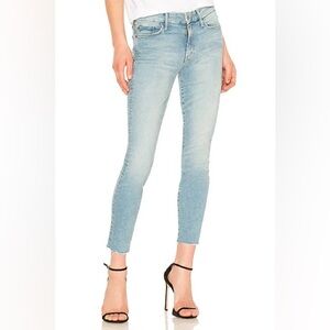 Mother The Looker Ankle Fray Jean in Ready To Roll